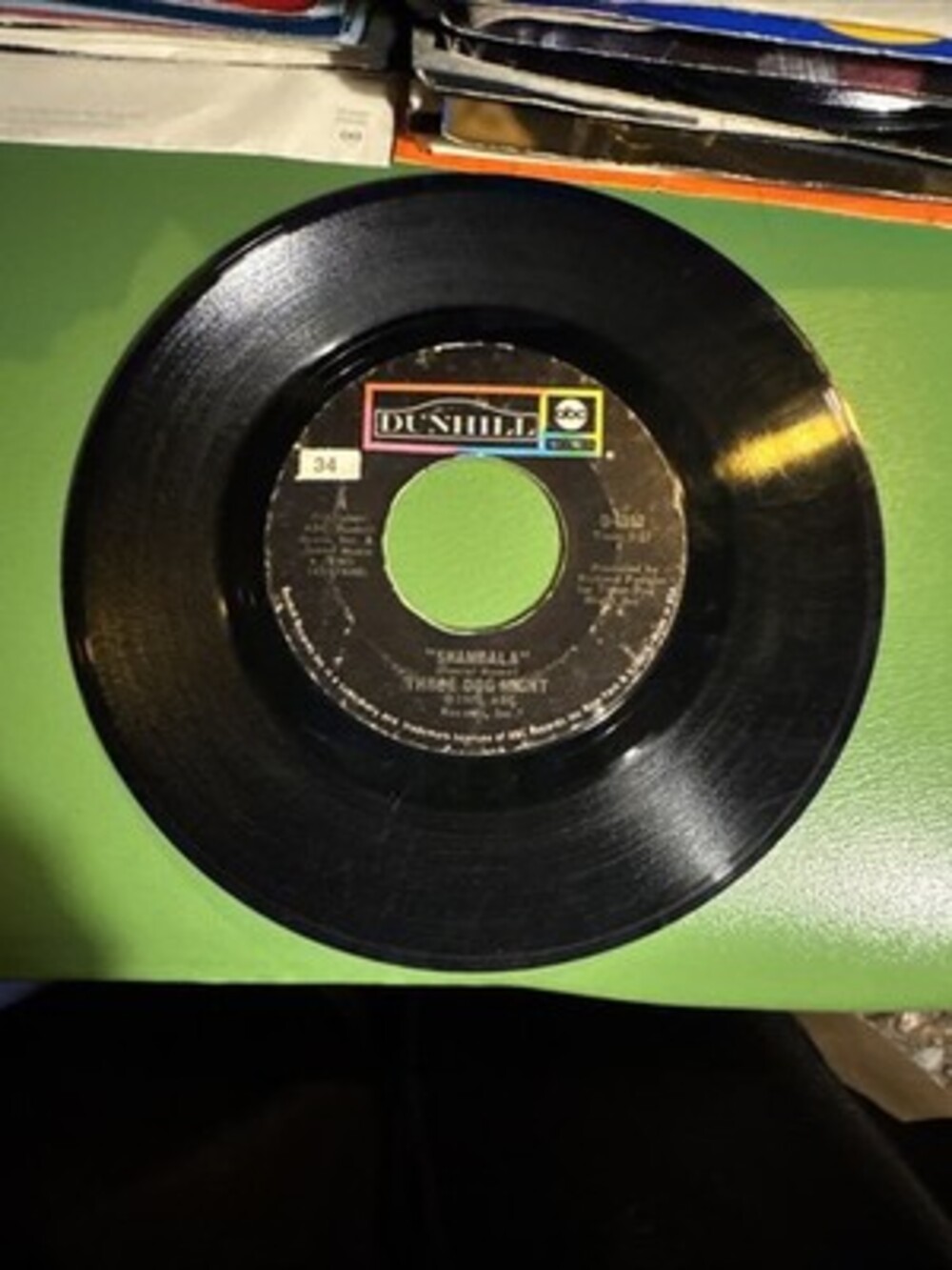 THREE DOG NIGHT-SHAMBALA/OUR "B" SIDE-DUNHILL D-4352-1973-VERY GOOD PLUS 45 RPM